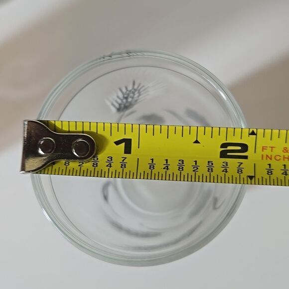 Libbey Gray Wheat Frosted Juice Glasses Vintage Wildflowers Frosted Mini 4 oz - Picture 13 of 16